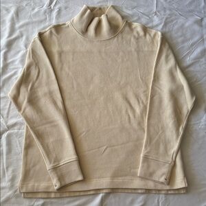 Banana Republic Women's Cream Turtleneck Sweater